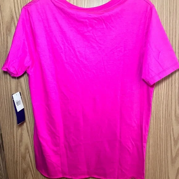 Pink Oregon State V-Neck T-Shirt - Picture 3 of 4